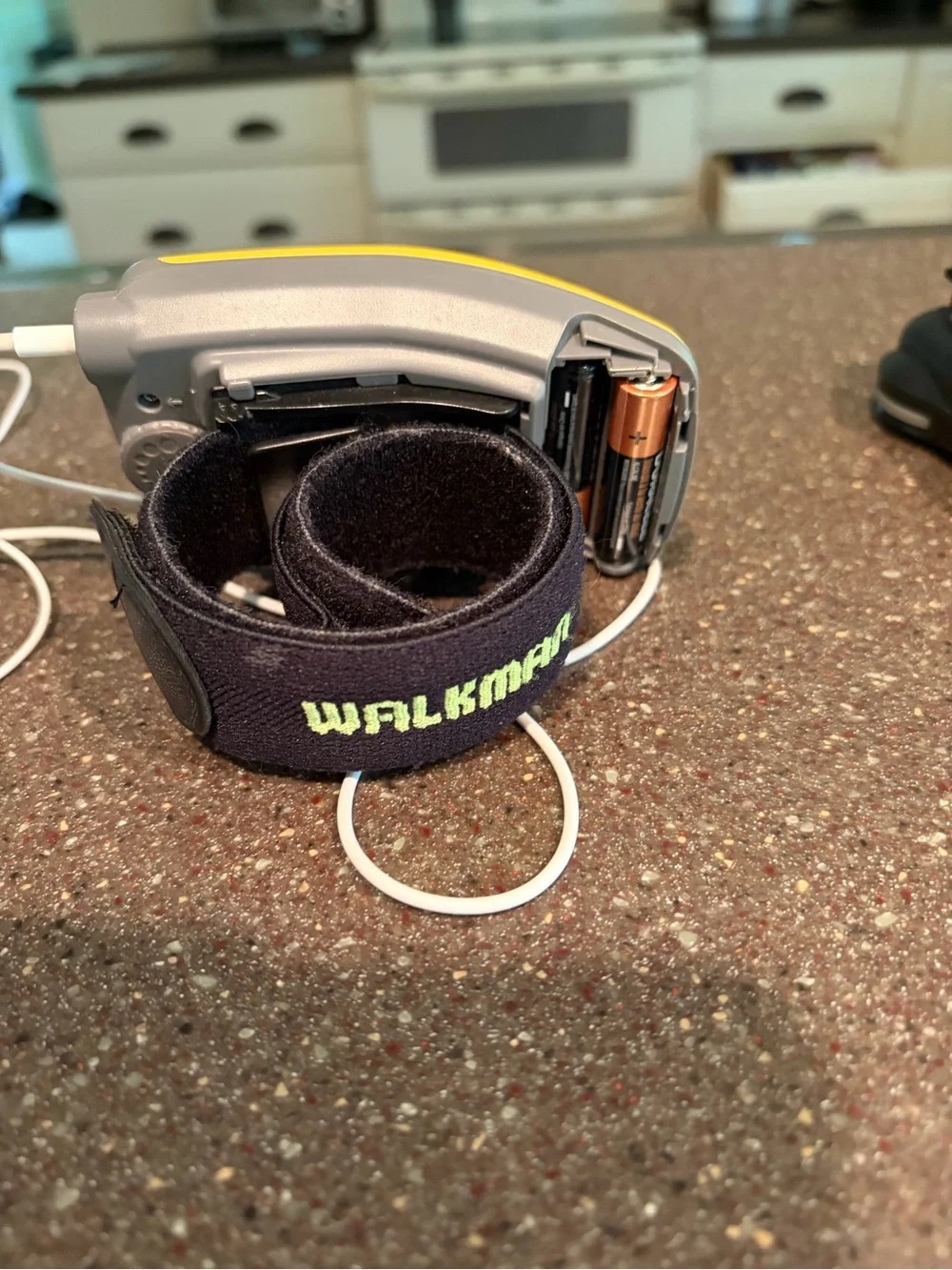 Sony Yellow and Gray Sports Walkman FM/AM Portable Radio